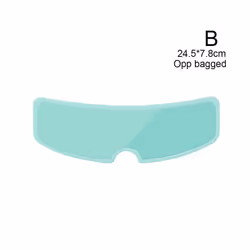 Helmet Clear Anti-Fog Rainproof Film Motorcycle Anti Rain Clear Lens - B