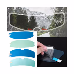 Helmet Clear Anti-Fog Rainproof Film Motorcycle Anti Rain Clear Lens - C