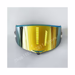 Explosion-proof and UV-proof Motorcycle Helmet Sun Visor Goggles Lens - Gold