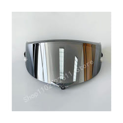 Explosion-proof and UV-proof Motorcycle Helmet Sun Visor Goggles Lens - sliver