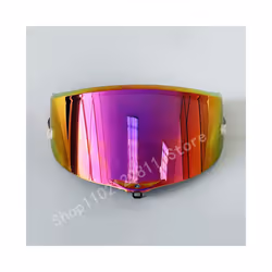 Explosion-proof and UV-proof Motorcycle Helmet Sun Visor Goggles Lens - rose Red