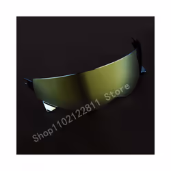 For Scorpion EXO Combat/Covert-X Motorcycle Helmet Shield Lens Retro Scorpion - Revo dark Gold