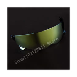 For Scorpion EXO Combat/Covert-X Motorcycle Helmet Shield Lens Retro Scorpion - Revo dark Gold