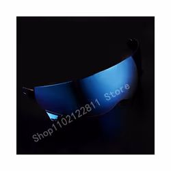 For Scorpion EXO Combat/Covert-X Motorcycle Helmet Shield Lens Retro Scorpion - Blue