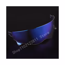 For Scorpion EXO Combat/Covert-X Motorcycle Helmet Shield Lens Retro Scorpion - Revo clear red