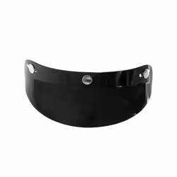 Hot Universal 3 Snap Visor Face Shield Lens For Motorcycle Helmets Open - Black