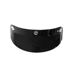 Hot Universal 3 Snap Visor Face Shield Lens For Motorcycle Helmets Open - Black