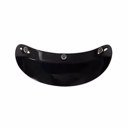Hot Universal 3 Snap Visor Face Shield Lens For Motorcycle Helmets Open - Black