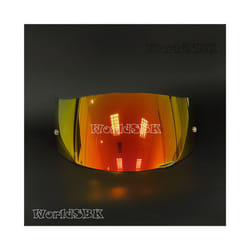 Helmet Visor for AGV K1 K3SV K5 Motorcycle Accessories Motorcycle Anti-scratch - red gold