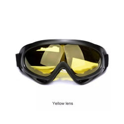 Motorcycle Goggles Masque Motocross Goggles Helmet Glasses Windproof Off - Yellow