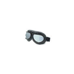 Vintage Motorcycle Goggles for Motorbike Helmet Goggles Pilot Cruiser - Silver