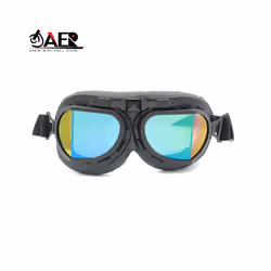 Universal Retro Motorcycle Goggles Pilot Jet Goggles Glasses for Motorcycle - Clear