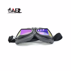 Universal Retro Motorcycle Goggles Pilot Jet Goggles Glasses for Motorcycle - Clear