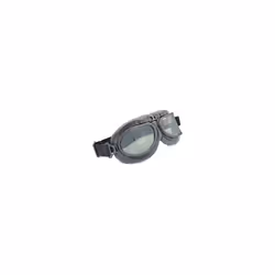 Universal Retro Motorcycle Goggles Pilot Jet Goggles Glasses for Motorcycle - Black