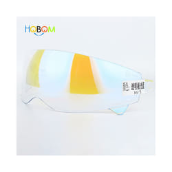 Scorpion EXO Combat/Covert-X Motorcycle Helmet Shield Lens Retro Scorpion - Revo Blue