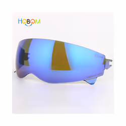 Scorpion EXO Combat/Covert-X Motorcycle Helmet Shield Lens Retro Scorpion - Blue
