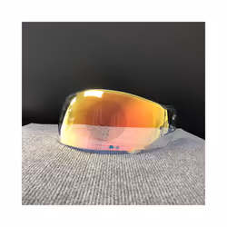 Anti-explosion UV Protection Motorcycle Helmet Sun visor Goggles lens - Clear Revo Orange