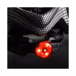 Ultralight Road Cycling Helmet With Taillight Red and Visor Sport Helmet - Color 3