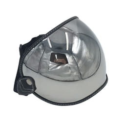 Motobaby New Retro Helmet Visor Bubble Shield Lens Windshield Goggles - Silver-Day