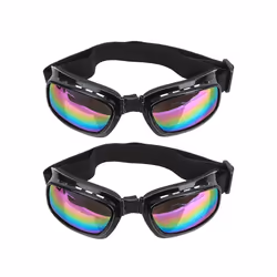 Retro Motorcycle Goggles Vintage Moto Driving Glasses Classic Goggles - B2-2PCS