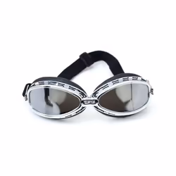 Retro Motorcycle Goggles Vintage Moto Driving Glasses Classic Goggles - A-Brown