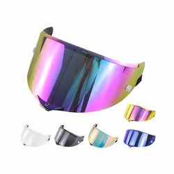 Motorcycle Full Face Helmet Visor Lens Case for AGV PISTA GPR CORSA R - Silver