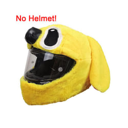 Motorcycle Helmet Cartoons Plush Helmet Protective Cover Helmet Full Face - I