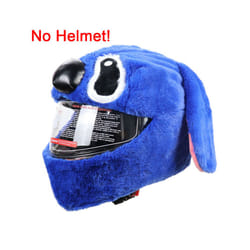 Motorcycle Helmet Cartoons Plush Helmet Protective Cover Helmet Full Face - A