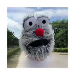 Motorcycle Helmet Cartoons Plush Helmet Protective Cover Helmet Full Face - 16