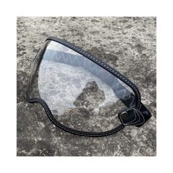 Universal Motorcycle Bubble Shield Helmet Lens Full Face Helmet Sunglasses - Clear