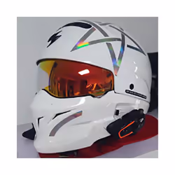 Motorcycle Helmet Shield Lens For Scorpion EXO Combat/Covert-X Retro Scorpion - Transparent
