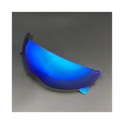 Motorcycle Helmet Shield Lens For Scorpion EXO Combat/Covert-X Retro Scorpion - Tea Revo Blue