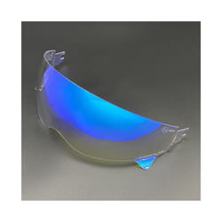 Motorcycle Helmet Shield Lens For Scorpion EXO Combat/Covert-X Retro Scorpion - Clear Revo Blue