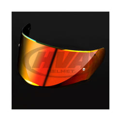 Helmet Shield for FF328 Helmet Visor Suitable for Ls2 Ff320 Ff353 Ff800 - Red Gold