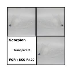 Capacete SCORPION EXO-R420 Helmet Visor Shield Lens Motorcycle Accessories - Clear