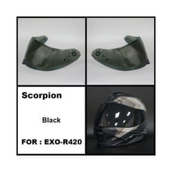Capacete SCORPION EXO-R420 Helmet Visor Shield Lens Motorcycle Accessories - Black