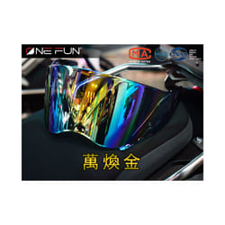 Helmet Visor for Shoei Hornet ADV DS 2 Visor Helmet Photochromatic Lens - Rainbow Gold