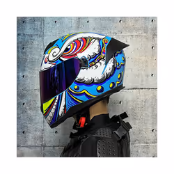JIEKAI Motorcycle helmet motocross Crash helmet cascos para moto Long - M, 18
