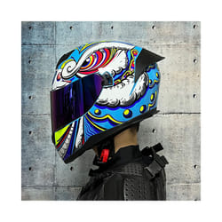 JIEKAI Motorcycle helmet motocross Crash helmet cascos para moto Long - M, 18