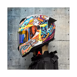 JIEKAI Motorcycle helmet motocross Crash helmet cascos para moto Long - L, 3