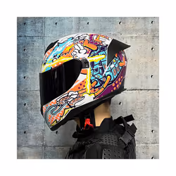 JIEKAI Motorcycle helmet motocross Crash helmet cascos para moto Long - xL, 20