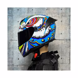 JIEKAI Motorcycle helmet motocross Crash helmet cascos para moto Long - xxL, 17