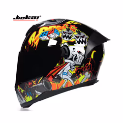 JIEKAI Motorcycle helmet motocross Crash helmet cascos para moto Long - M, 7