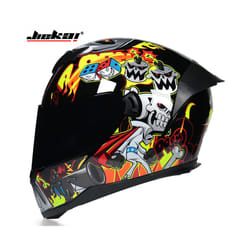 JIEKAI Motorcycle helmet motocross Crash helmet cascos para moto Long - xL, 7