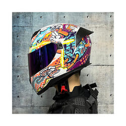 JIEKAI Motorcycle helmet motocross Crash helmet cascos para moto Long - M, 19