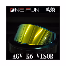 K6 Helmet Visor Motorcycle Full Face Helmet Shield Visor Lens Night Vision - Clear Revo Blue