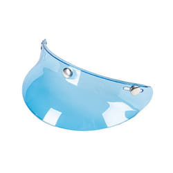 Universal 3/4 Helmet Visor Shield 3-Snap Helmet for Peak Lens Odorless - Transparent blue