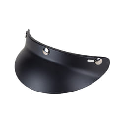 Universal 3/4 Helmet Visor Shield 3-Snap Helmet for Peak Lens Odorless - Dumb black