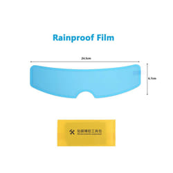 Motorcycle Helmet Film Clear Lens Anti Fog Safety Driving Film Rainproof - A rainproof