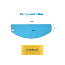 Motorcycle Helmet Film Clear Lens Anti Fog Safety Driving Film Rainproof - C rainproof